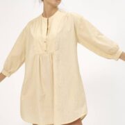 Oona stripe marigold front 1