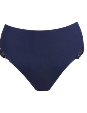Soft studio, Control naadloze shapewear string met kant, Velvet blue