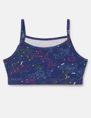 Meisjes topje, Donkerblauw met galaxyprint