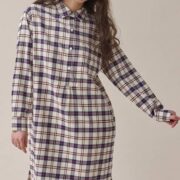 pixon check navy brown front 2