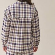 polly alkes check navy brown back