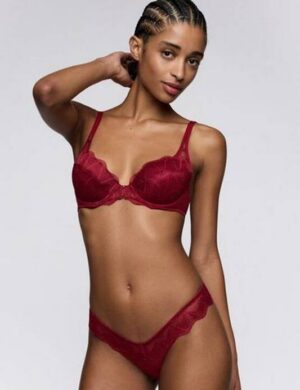 Nasim, Push-up bh met verwijderbare pads, Bourgogne